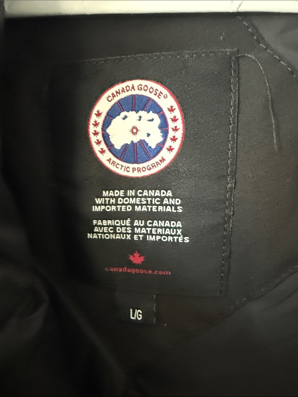 Canada Goose Men's Black Parka with Hood - Picture 3 of 5